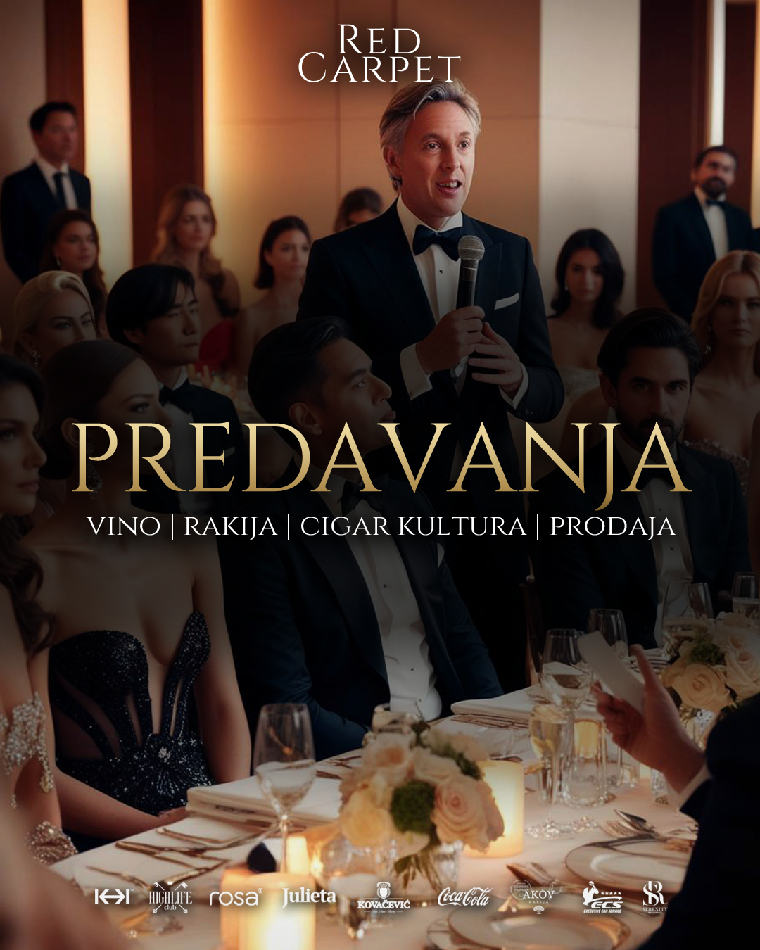 predavanje natpis